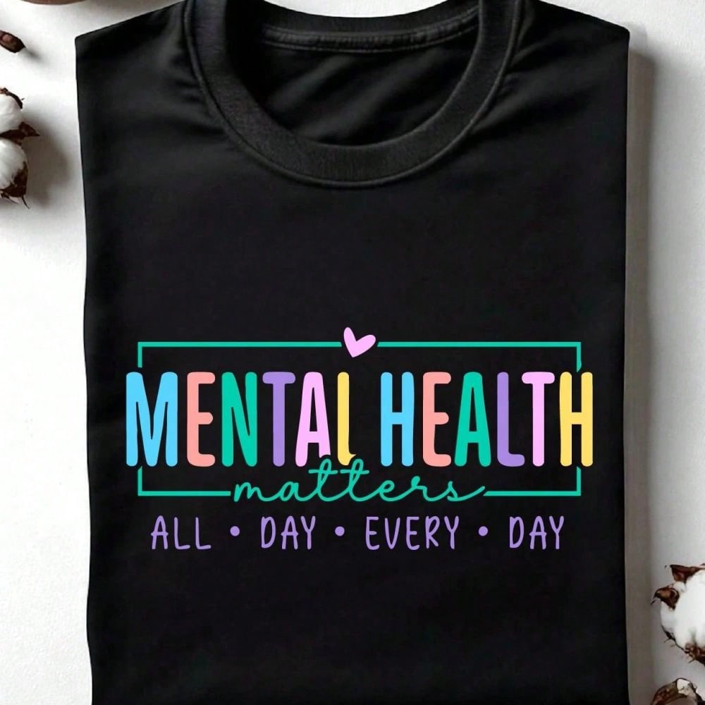 Mental Health Matters Shirt, Motivational T-Shirt Gift For Teacher, Unisex Therapist High Quality Tee