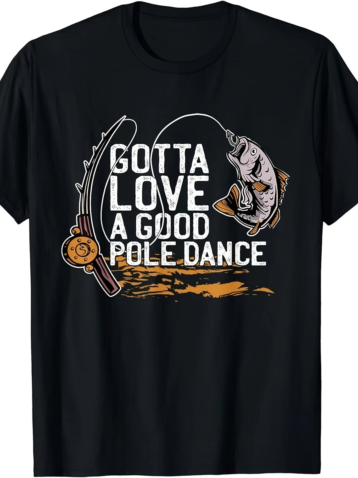 Unisex Vintage Fisherman Graphic T?Shirt, Retro Fishing Angler Print Crew Neck Short?Sleeve Casual Tee, Outdoor Fishing Lover Birthday Gift Top For Men Women