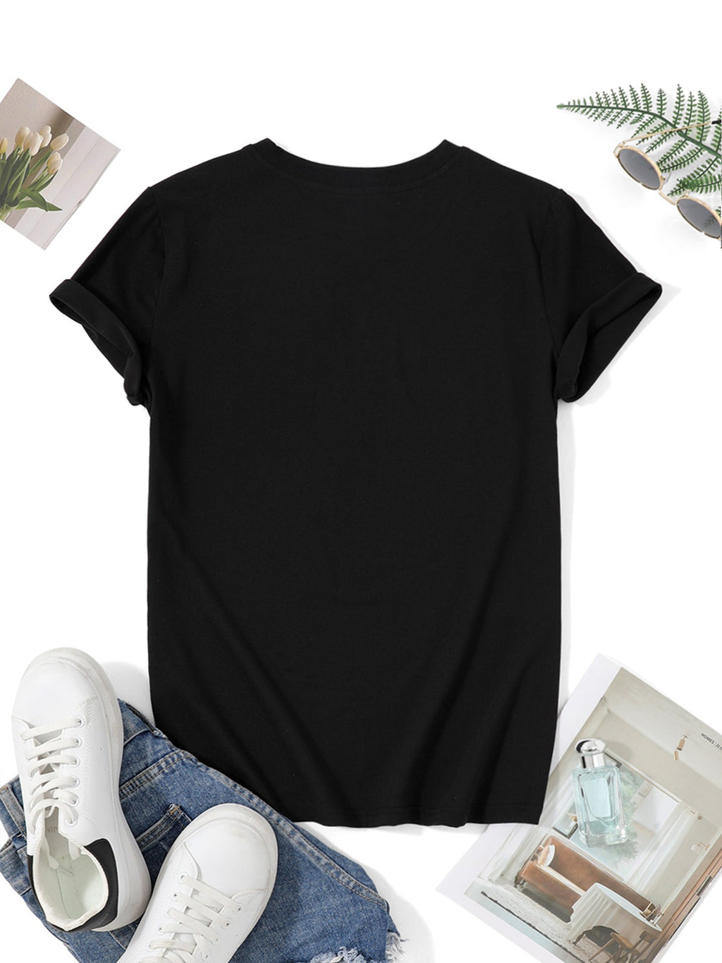 Proud Mom of Two Graphic Print T-Shirt Women's Spring-Summer Short-Sleeve Crew-Neck Casual T-Shirt  Daily Leisure, Holiday Gift