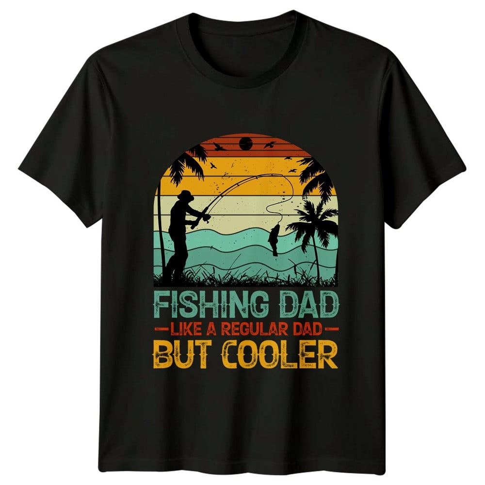 Fishing Dad Like A Regular Mens T-Shirt  Fishing Gift