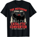 Funny Mothman Cryptid Graphic T?Shirt, Humorous Men Casual Crew Neck Short Sleeve Tee Men Clothing