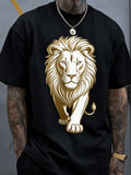 Lion Head T-Shirt Men Women Alpha Male Pride Strength Faith Graphic Top