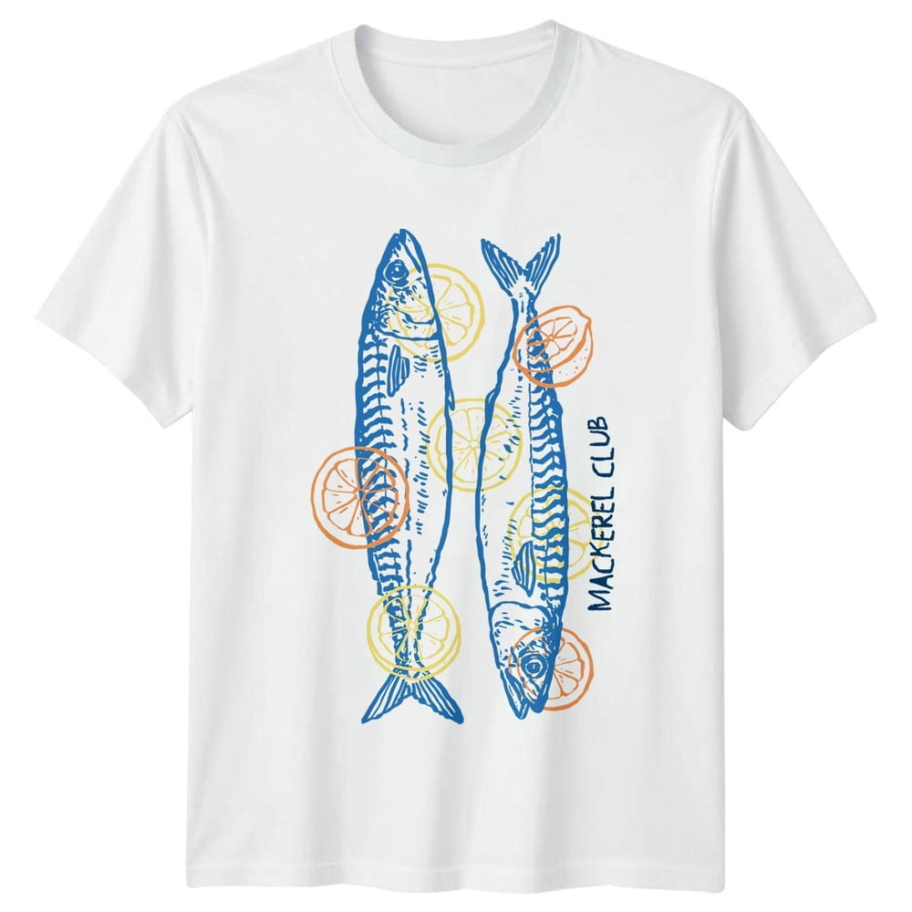Mackerel Club T-Shirt Fishing Enthusiast Gift For Him And Her