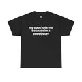 My Opps Hate Me Because I'm A Sweetheart Funny Graphic T?Shirt, Men Regular Fit Crew Neck Short?Sleeve Cotton Casual Streetwear Tee Men T shirts