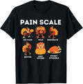 Pain Scale Turkey Funny Trauma Nurse Thanksgiving Unisex T-Shirt