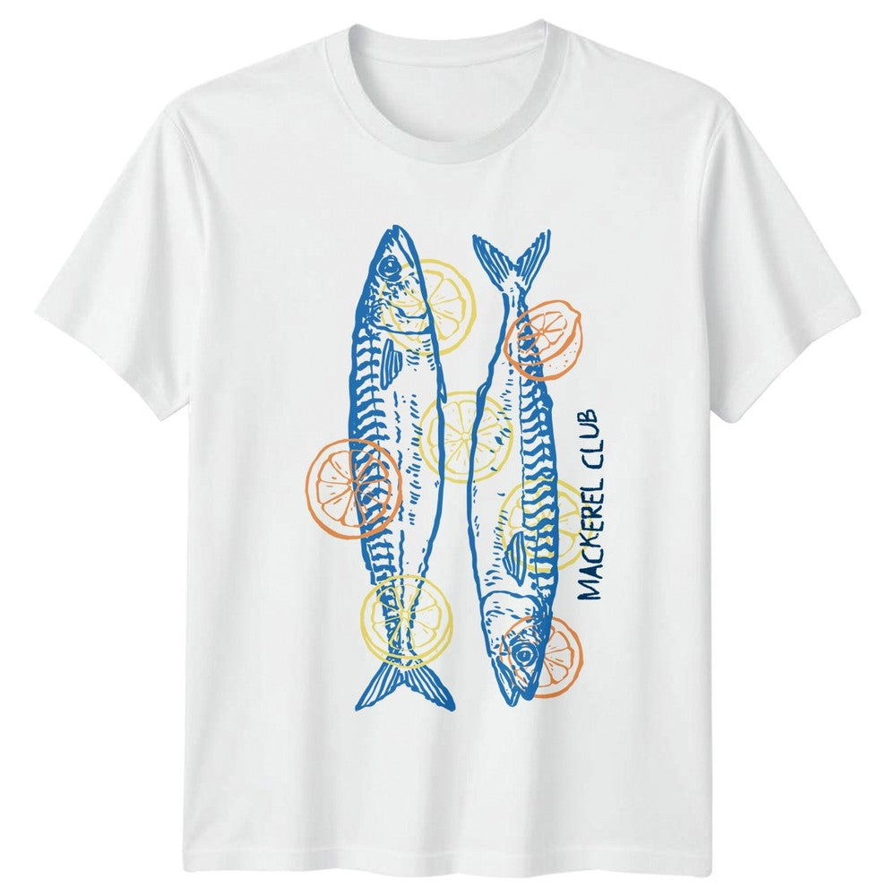 Mackerel Club T-Shirt Fishing Enthusiast Gift For Him And Her