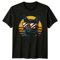 Cool Cat Sunglasses T-Shirt Retro Cat Cat Lovers  For Him And Her