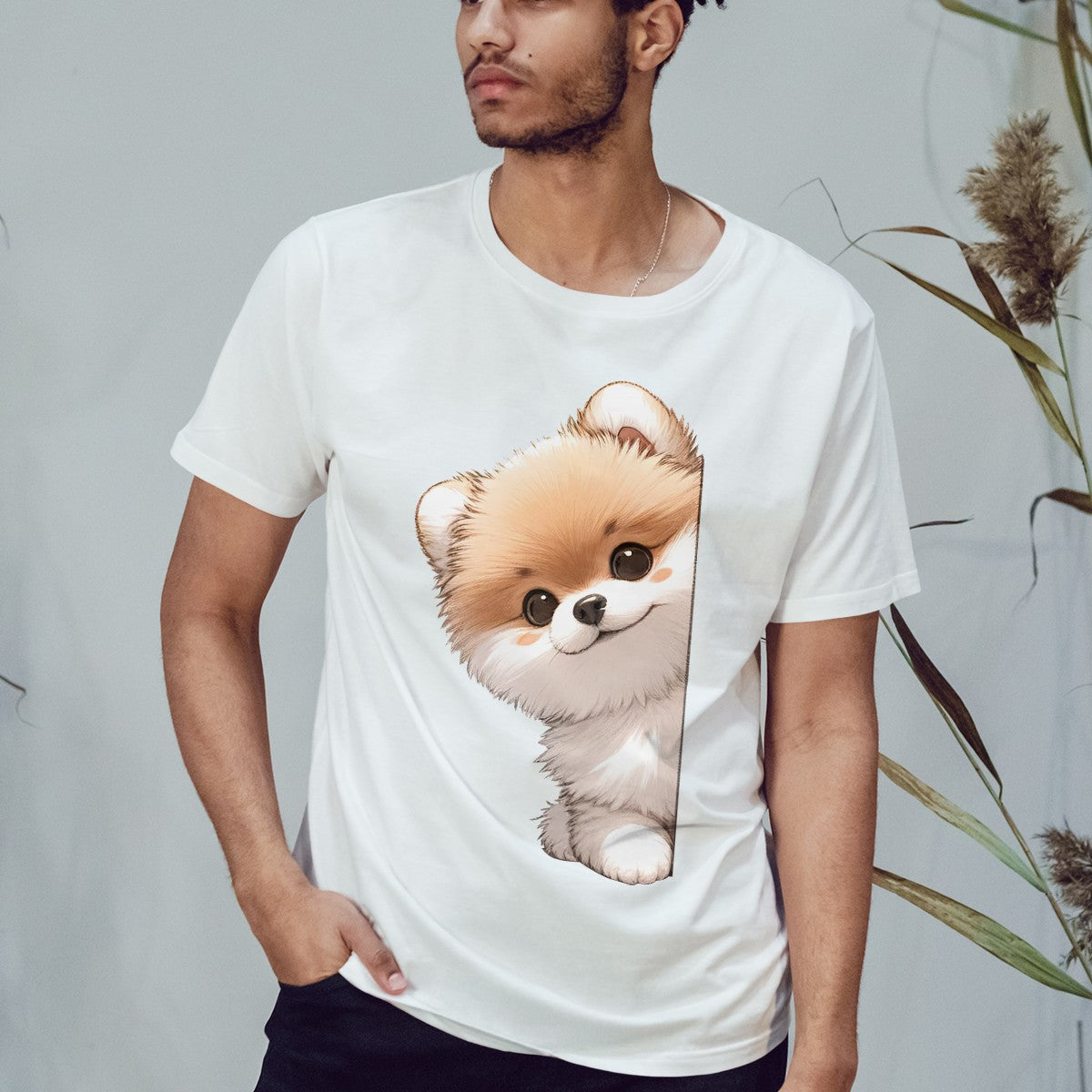 Pomeranian Puppy T-Shirt Dog Lover Gift For Him And Her