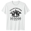 Follow The Word Not The T-Shirt Highland Cow Bible Verse Christian Gift For Him